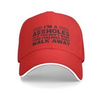 Anceky Soy un imbécil, así Que si no Quieres Que te hieran los Sentimientos, aléjate. Gorra de béisbol Unisex, Gorra de Camionero Estilo papá, Color Negro.