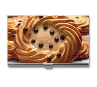 Anceky Tarjetero Biscuit Slim con Nombre, Billetera múltiple, Tarjetero para Tarjetas de crédito, identificación, para Hombres y Mujeres