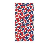 Anceky Toallas de baño de Hotel de Primera Calidad, Toallas de Mano Ligeras con diseño de la Bandera de la República Dominicana para Rostro, Cabello y baños de Lujo para huéspedes.