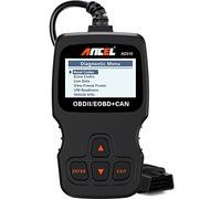 ANCEL AD310 Máquina de Diagnosis OBD2, Diagnostico Coche Multimarca apoya español, Escáner, Lector de Código para Automóvil, Sensor de O2, Sistema EVAP, Prueba de Smog, Herramienta de Escaneo