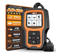 ANCEL AD410 OBD2 Diagnosis en Español, Escáner OBD2 Maquina Diagnosis Coche,Diagnosis Coche Multimarca,Lector de Fallas de Luz del Motor,Scanner OBD2 para Todo el Coche OBDII Después de 2002