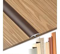 Ancho 25 40mm Tira de Transición de Suelo en T, Perfil Adhesivo de PVC para Juntas, Tira de Umbral para Suelo Laminado, Longitud 80 90 95 100 110cm(Ink Grey,4x90cm)