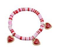 Ancho 4 Mujeres Anillos Año" es una exclusiva del año de la pulsera de perlas de jade blanco natural color flor de cerezo, fresco y elegante para mujer. Pequeña joyería amorosa, talla única, Plástico