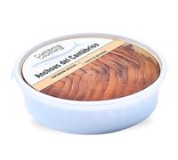 Anchoas de Santoña | Anchoas del Cantábrico en Aceite | 65 Filetes Artesanales Premium | Anchoa Gourmet (500gr) en pandereta | Sabor Intenso Ligero en Sal | Elaborado por Casa Santoña
