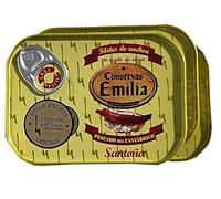 Anchoas del Cantábrico en Aceite de Oliva Serie Oro 14/16 - Pack 3 Latas - Anchoas de Santoña Gourmet