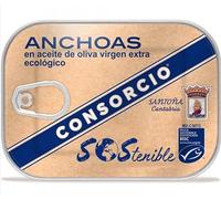 Anchoas en aceite de oliva virgen eco 74 g (Pescado)