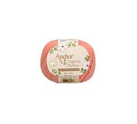 Anchor 03610 - Hilo de algodón orgánico (4 hilos, aprox. 125 m, 50 g), color salmón