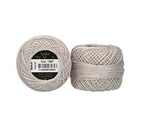 Anchor 4591008-00397 - Hilo para bordar (100% algodón, gris perla, grosor 8, 82 m, 16 g)
