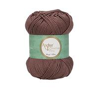 Anchor 4620004-00161 Hilo de ganchillo 100% algodón, 161, grosor 4, 125 m, 53 gramos