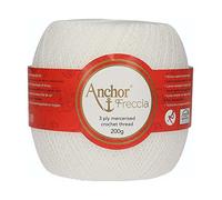 Anchor 4769016-07901 Hilo de ganchillo 100% algodón, 7901, grosor 16, 1540 metros