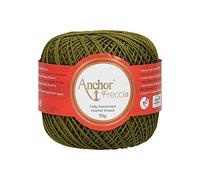 Anchor 4771006-00281 Hilo de ganchillo 100% algodón, 281, grosor 6, 88 gramos