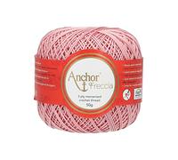 Anchor 4771006-08316 Hilo de ganchillo 100% algodón, 8316, grosor 6, 88 gramos