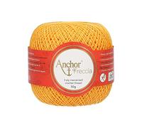 Anchor Freccia 4771012-00302 - Ovillo de ganchillo (100% algodón), color amarillo