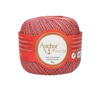 Anchor Freccia 4771012-00895 - Hilo de ganchillo (100% algodón), color rosa