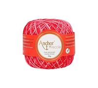 Anchor Freccia Multicolor, Grosor: 6, Embalaje: 50G, Longitud del cañón: 175M 1203 Hilos de ganchillo