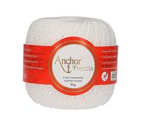 Anchor Freccia - Ovillo de hilo de ganchillo (100% algodón, grosor 12)