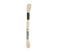 Anchor, Hilo de seda para bordar de seis hebras, 8 m, color beige
