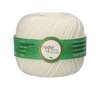 Anchor Mercer Crochet, Grosor: 60, Embalaje: 50G, Longitud: 757M 2 Hilos De Ganchillo