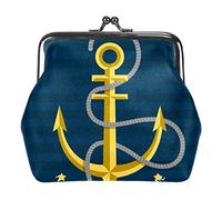 Anchor - Monederos pequeños y vintage para regalo, Multicolor 15, 3.3x3.6 in/11x12 cm, Bolsa para monedas