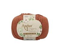 Anchor Organic Cotton 50 G, grosor: 4, presentación: 125 m de hilo de crochet marrón