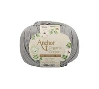 Anchor Organic Cotton, 50 g, grosor 4, presentación: 125 m stormy cloud hilo de ganchillo