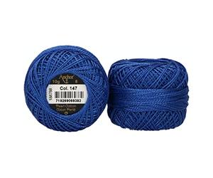 Anchor Perla, Espesor: 8, Longitud: 10G, Longitud: 82M kobaltblau Hilos De Bordar