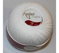 Anchor Tridalia TRIDALIA de Coats Fabra. Ovillo de Color 12 Blanco Cod. 12-07901