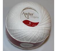 Anchor Tridalia TRIDALIA de Coats Fabra. Ovillo de Color 8 Blanco Cod. 8-07901