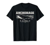 Anchorage Alaska Bowhead Whale Vintage Souvenir Camiseta