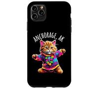Anchorage Alaska USA - Divertido diseño de Gato bailarín Carcasa para iPhone 11 Pro MAX