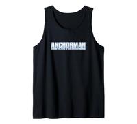 Anchorman: The Legend of Ron Burgundy Metallic Logo Camiseta sin Mangas
