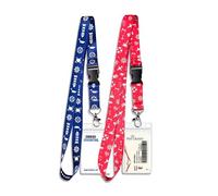 AnchorsUp - Cordones de crucero para P & O, Marella, MSC y más, con tarjeteros desmontables [2 unidades] - PVC transparente resistente al agua - Portatarjetas para todas las tarjetas clave de cruceros