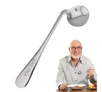 Anciano Codo Tenedor Cuchara,Utensilio de cuchara autoalimentable para comer en ángulo | Utensilio de alimentación para personas mayores para una cena cómoda y cómoda para adultos discapacitados y per