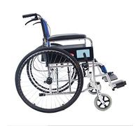 Anciano plegable con silla de ruedas manual sentada, portátil para discapacitados, rueda pequeña, ligera, silla de ruedas de viaje, silla de ruedas para ancianos HDH,Portátil