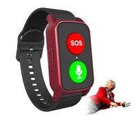 Ancianos Pulsera Avisador Personas Mayores Largo Alcance De Caídascon Botón De Llamada De Emergencia Botón, Detector Caída, Monitoreo De La Salud para Mayores Red