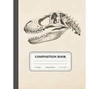 Ancient Apex Notebook | College Ruled Composition Journal | Detailed Dinosaur Skull Illustration Writing Notebook for Students & Creatives: A ... ideas, deep focus, and imaginative thinking