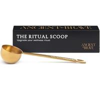 Ancient + Brave - Ritual Scoop - Gold Finished Stainless Steel Measuring Spoon - Approximate Measure - Perfect Measuring Spoons for Collagen Supplements - Includes Gift Box