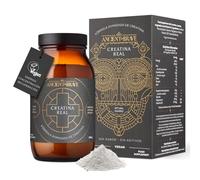 Ancient + Brave - True Creatine+ - Creatina Monohidratada en Polvo, 180 g - 100% Creatina Micronizada Pura para Mujeres - Rendimiento, Fuerza, Recuperación Muscular, Función Cognitiva y Bienestar