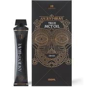 Ancient + Brave-True MCT Oil-100% Aceite de Coco MCT Puro-15 Sobres x 10 ml-Aceite MCT C8 y C10 Organico-Ayuno Intermitente, Keto, Paleo y Vegano-Café y Smoothies-Energía y Claridad Mental