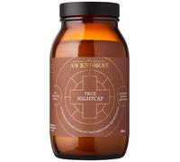 Ancient + Brave - True Nightcap - Suplemento para Dormir de Magnesio Zinc Vitamina C y Aminoácidos, 180 g - Ayuda para Dormir, Sueño Reparador, Control de Ansiedad - Sabor Jengibre y Limón, Vegano