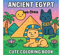 Ancient Egypt: Cute Coloring Book