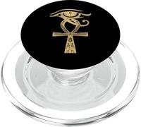 Ancient Egypt Egyptian God Horus Kemetic Heru Ankh PopSockets PopGrip para MagSafe