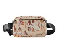Ancient Egypt - Riñonera para mujer, impermeable, floral, cruzada, estilo antiguo, 8 x 5.3 x 2.3 pulgadas, divertido y lindo Egipto, 8 x 5.3 x 2.3 pulgadas, divertido y lindo, Antiguo Egipto, 8 x 5.3