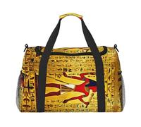 Ancient Egypt Tribe Series - Bolsa de viaje con un amplio espacio, versátil y funcional para actividades al aire libre