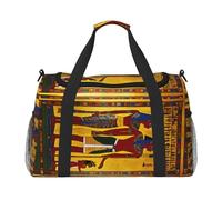 Ancient Egypt Tribe Series - Bolsa de viaje con un amplio espacio, versátil y funcional para actividades al aire libre