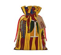 Ancient Egypt Tribe Series - Bolsa resistente con cordón de 4.7 x 6.9 pulgadas, bolsa de regalo moderna y práctica para necesidades diarias, 1 unidad
