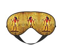 Ancient Egypt Tribe Series Máscara de ojos para dormir, máscara de sueño que bloquea perfectamente la luz para hombres y mujeres, diadema suave y cómoda para viajes