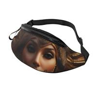 Ancient Egypt Tribe Series - Riñonera con estampado para hombres y mujeres, paquete cómodo para viajes, senderismo, ciclismo y correr