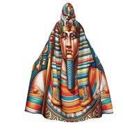 Ancient-Egyptian-Art-Ankh - Capa con capucha para disfraz de Halloween