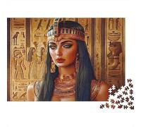 Ancient Egyptian Queen 100% Recycled Cardboard Egypt Princess 1000 Piece Adult Jigsaws For Adults & Kids Fun Home Activity 38x26cm/1000pcs